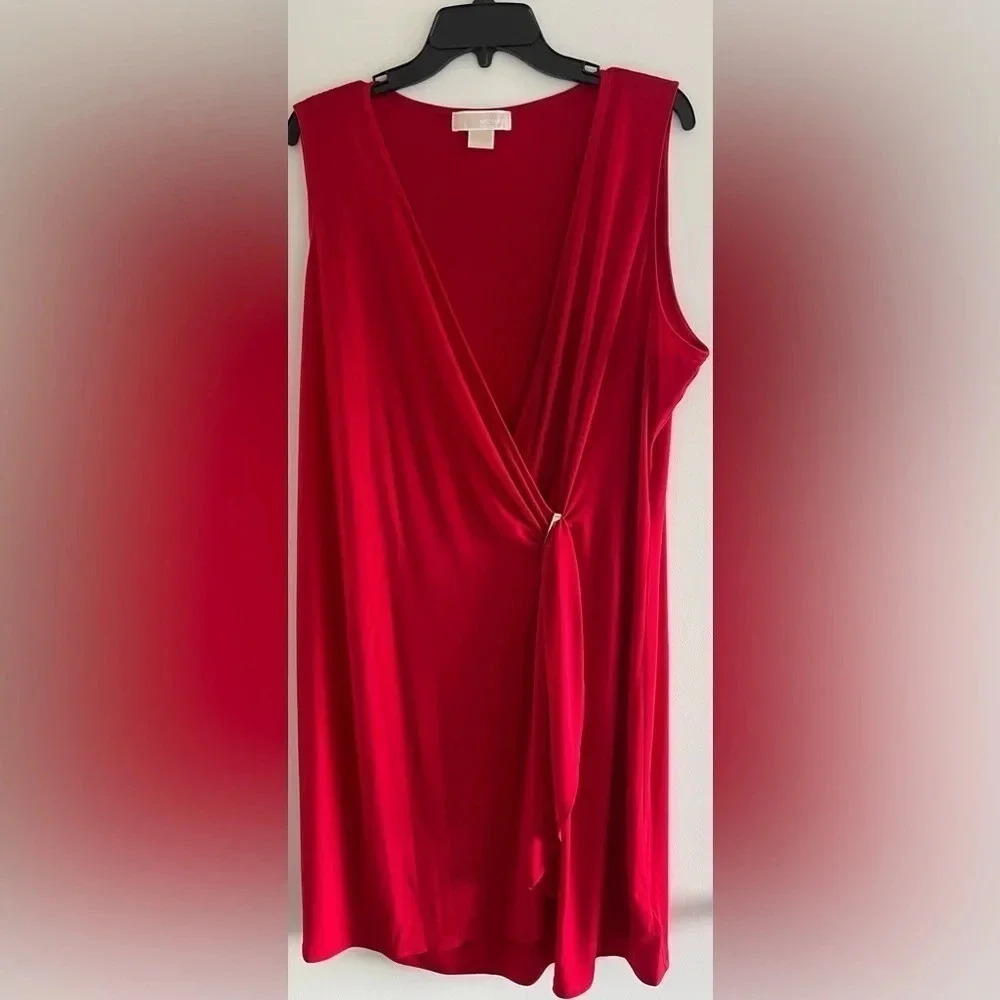 MICHAEL Kors sleeveless red dress